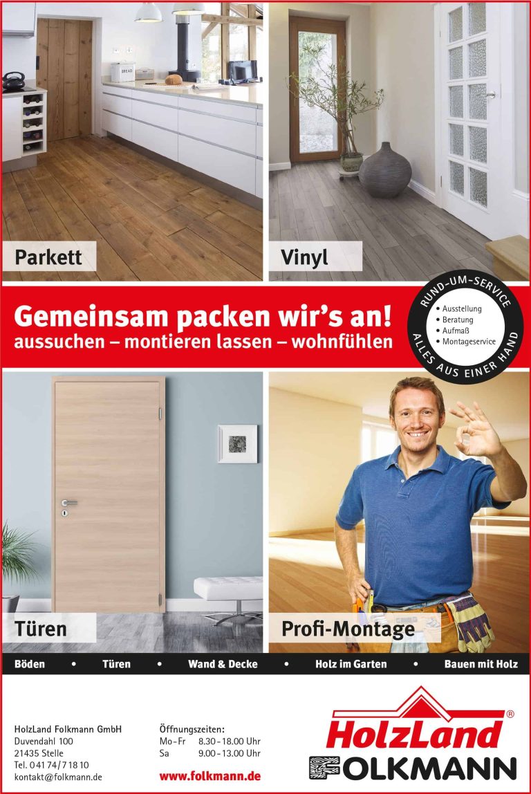 Holzland Folkmann Anzeige