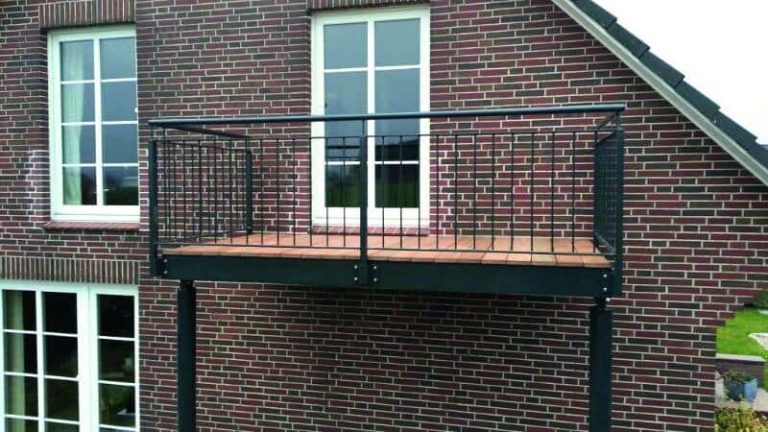 Vorstellbalkon aus Metall von Eckel Metalltech