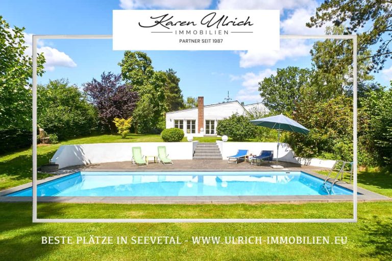 Bauhaus EFH mit Garten und Pool Karen Ulrich Immobilien Angebot