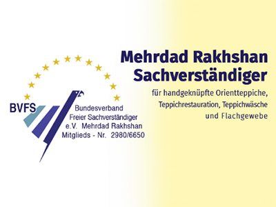 Mehrdad Rakhshan Orientteppich Sachverständiger Logo