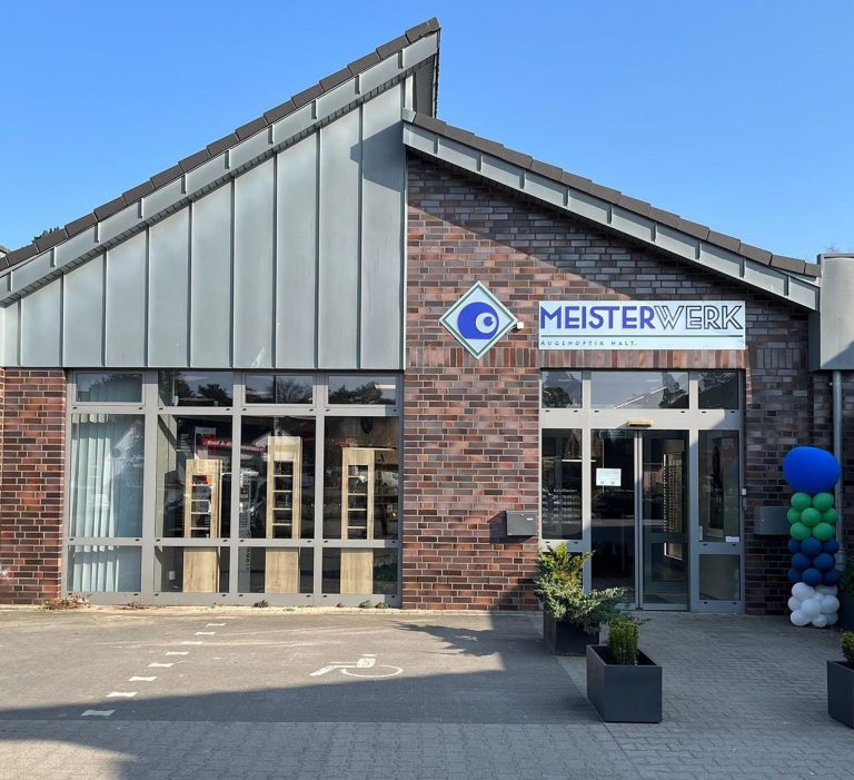 Optiker Meisterwerk Geschäft von Aussen