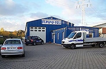 Pipo Tor Firmengelände Rosengarten