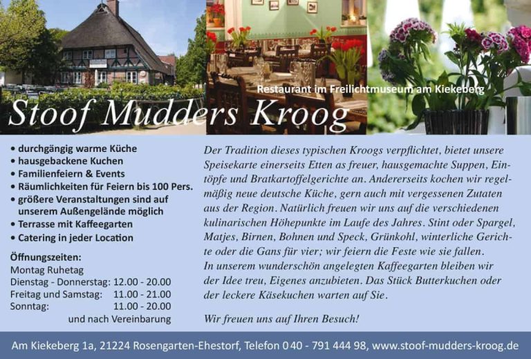 Stoof Mudders Kroog Anzeige