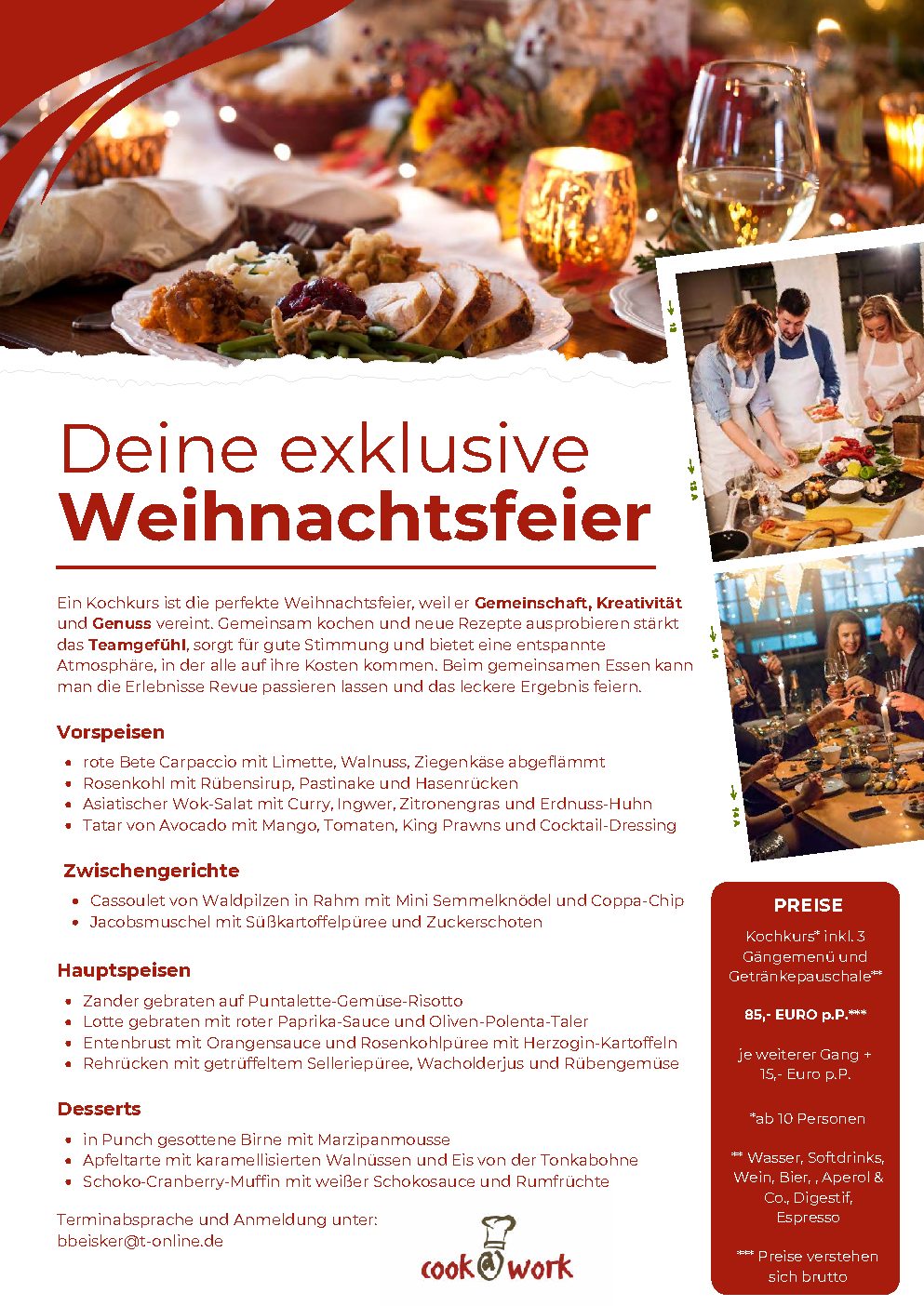 Cook@work Weihnachten