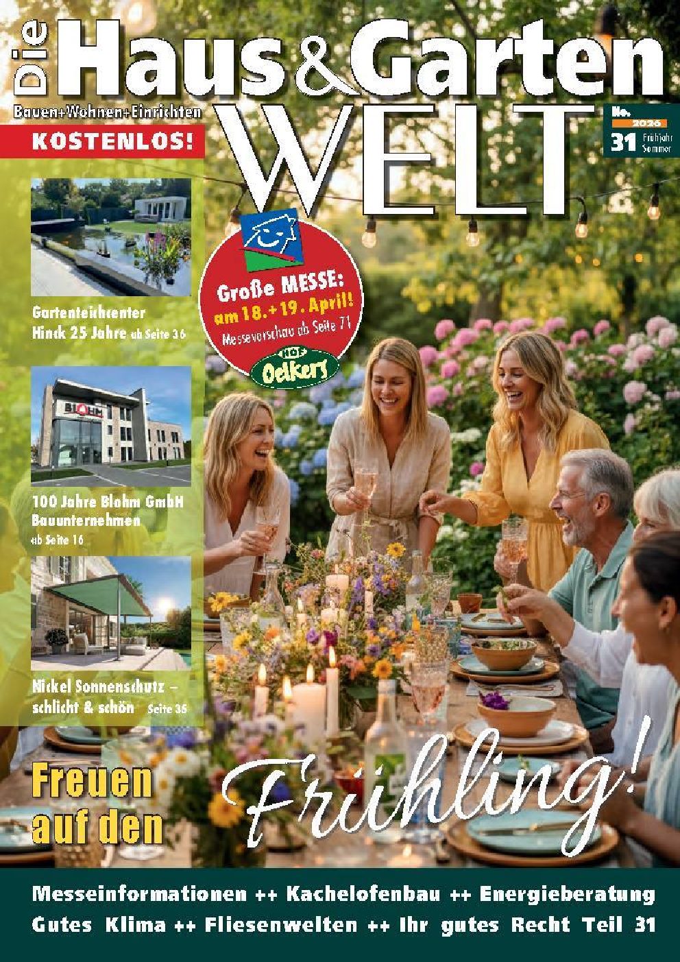 Haus und Garten WELT Magazin Frühjahr 2026