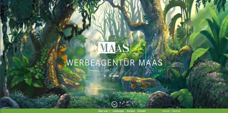WordPress-Website Werbeagentur Maas